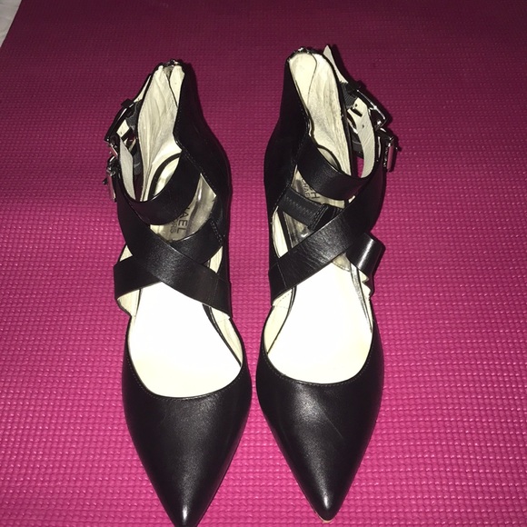 Michael Kors Shoes - Michael Kors - Black Leather Heels